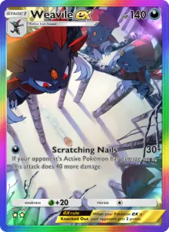 Weavile ex 201/140
