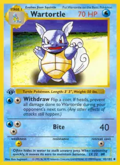 Wartortle 42/102