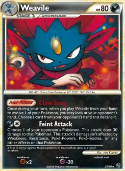 Weavile 25/90