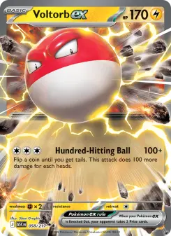 Voltorb ex 058/217