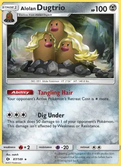 Alolan Dugtrio 87/149