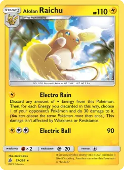 Alolan Raichu 57/236
