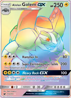 Alolan Golem GX 113/111