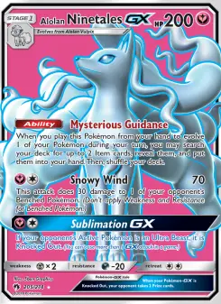 Alolan Ninetales GX 205/214
