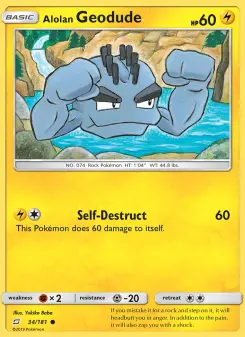 Alolan Geodude 34/181