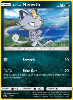 Alolan Meowth SM43/236
