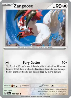 Zangoose 149/191