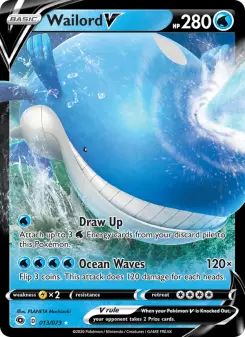 Wailord V 13/73
